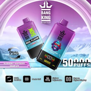 Bang King 50000 Puffs BlueberryRaspberry GrapeIce