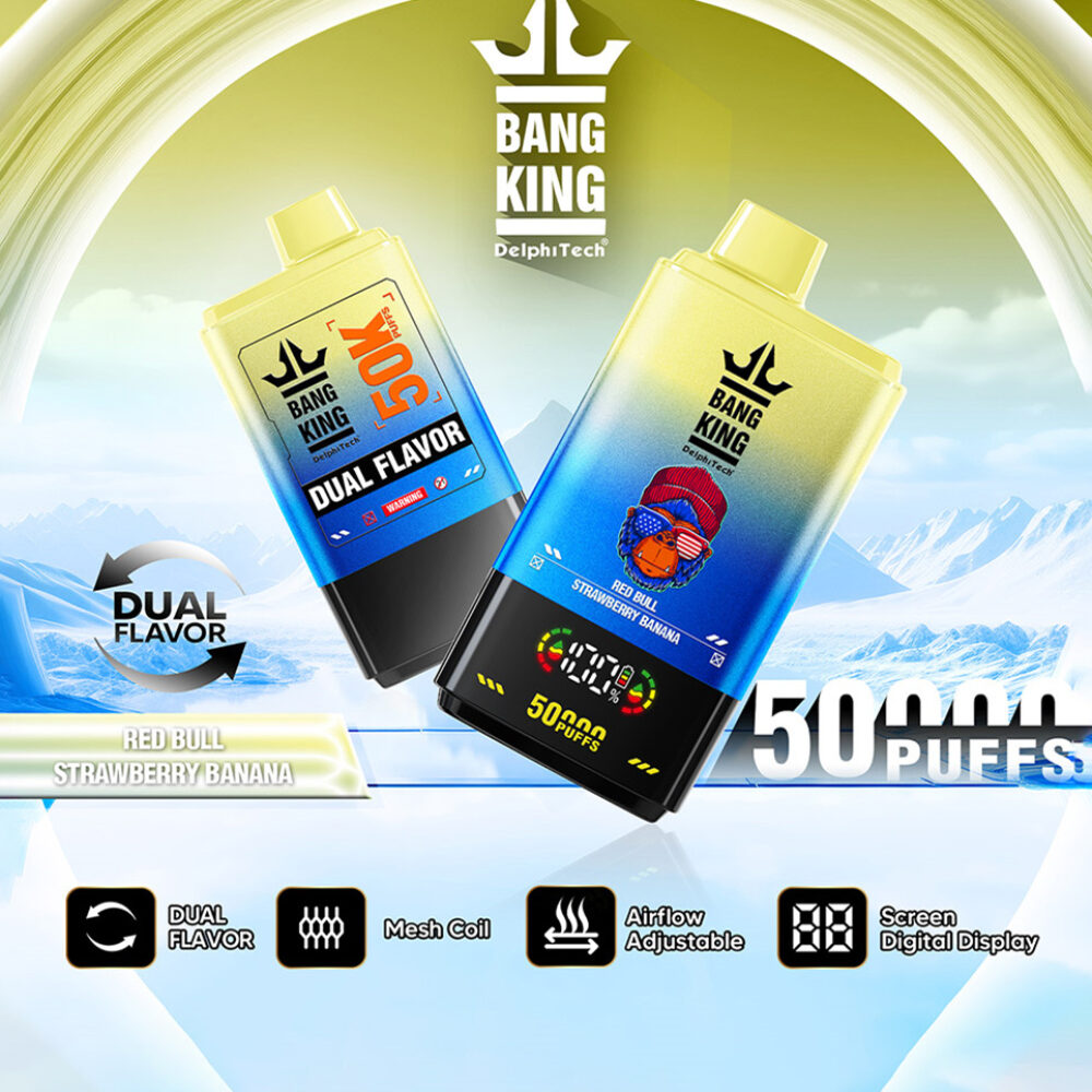 Bang Re 50000 Puffs Red Bull Strawberry Banana per un piacere intensivo |  Myvapesite.de