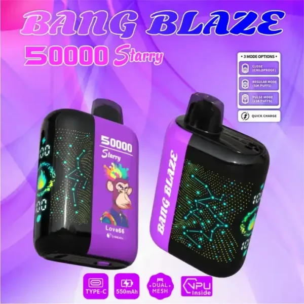 Incendie de bang 50000 Entrane la cigarette lectronique - dition ciel  toil | Acheter maintenant