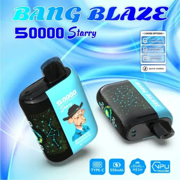Incendie de bang 50000 Entrane la cigarette lectronique - dition ciel  toil | Acheter maintenant